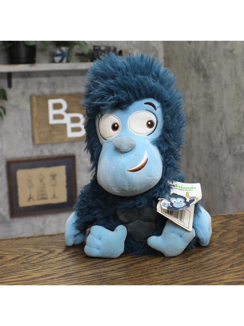 Veefriends Collectible Gratitude Gorilla Plush Toy 220011-003-19812 Blue 10"